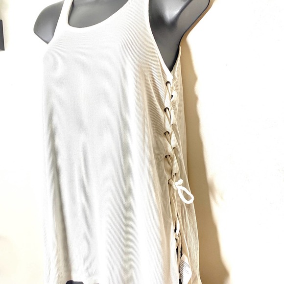 American Eagle Outfitters White Swing Tank Top XS - Picture 7 of 8